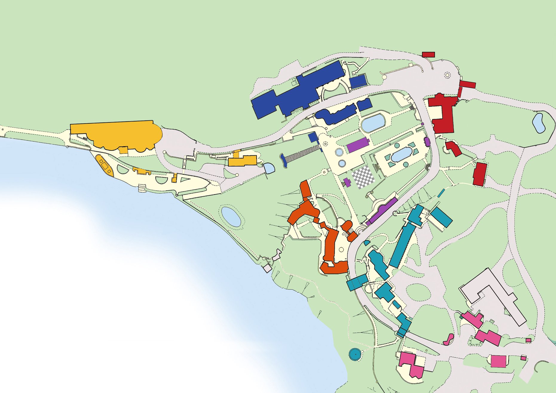 Portmeirion village map